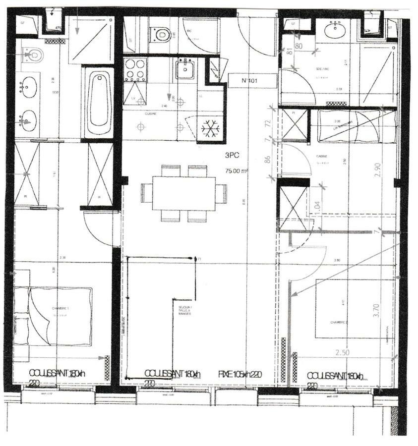 La Suite Appt 101 Meribel Luaran gambar
